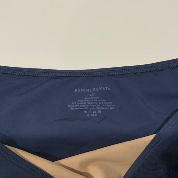 NWT Summersalt Sz 12 The High Leg Mid Rise Bikini Bottom - Picture 6 of 6